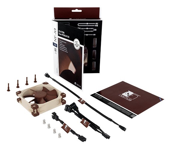 Noctua NF-A9x25 PWM, premium quiet fan, 4-pin, 92mm, brown