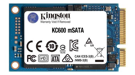 Kingston KC600 512GB SATA3 mSATA SSD