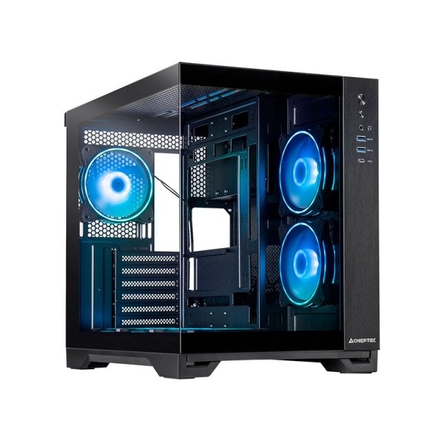 Cieftec Visio air dual-chamber TG ATX gaming case
