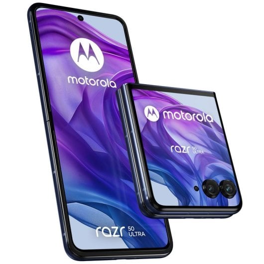 Motorola Razr 50 ultra XT2451-3 12GB 512GB 5G AI dual Sim eSim 50mp 4000mAh 4&quot;, 6.9&quot; IP68 Android incl keyh cover, midnight blue