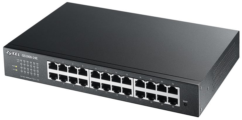 ZyXEL GS1900-24EP 24-port Gbit L2 smart managed switch, rack mountable, 120W PoE