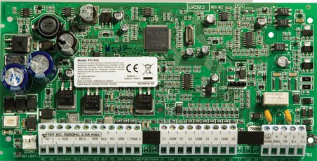 DSC PowerSeries control panel PC1616