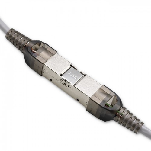 Qoltec RJ45 toolless STP plug / CAT6 / jack pin / T568B /T568A