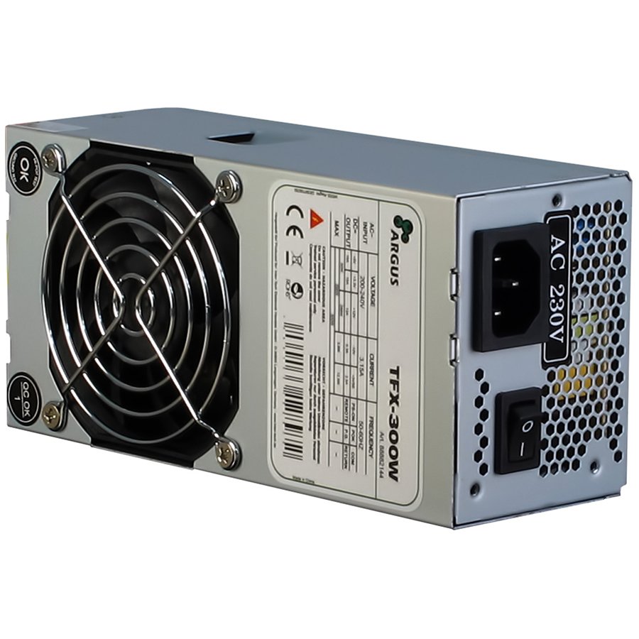 Inter-Tech toiteplokk Argus TFX-300W, Active PFC, 1*80