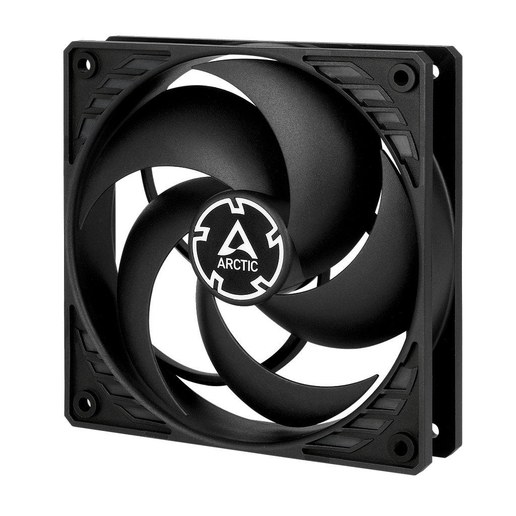 Arctic P12 PWM, PC fan 120mm, case fan with PWM, pressure-optimised, quiet motor, can speed: 200–1800rpm (0 rpm &lt;5%), black