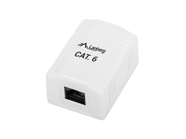 Lanberg UTP data box 1-port RJ45 unshielded cat. 6