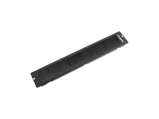 Lanberg 19&quot; free-standing cable entry brush panel, black