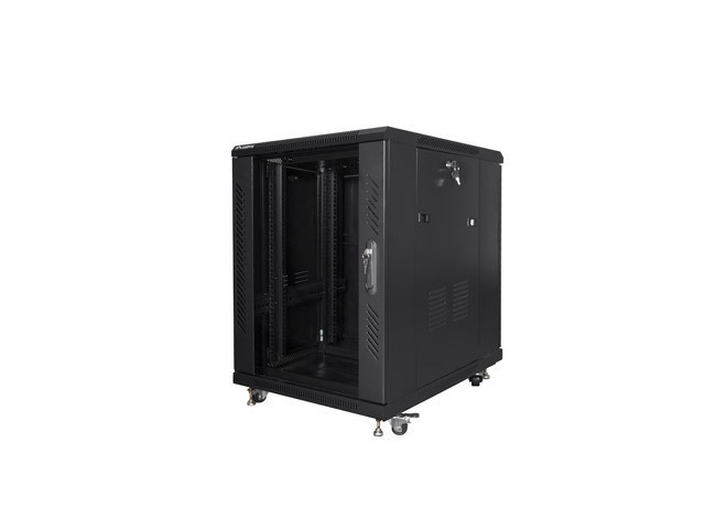 Lanberg free-standing rack 19&quot; self-assembly flat pack 15U/ 600*800mm, black