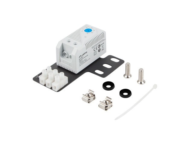 Lanberg closed-loop thermostat 10A with ear &amp; terminal block, gray