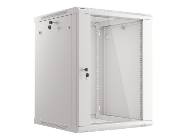 Lanberg wall-mounted rack 19&quot; demounted flat pack 15U/600*600mm, gray