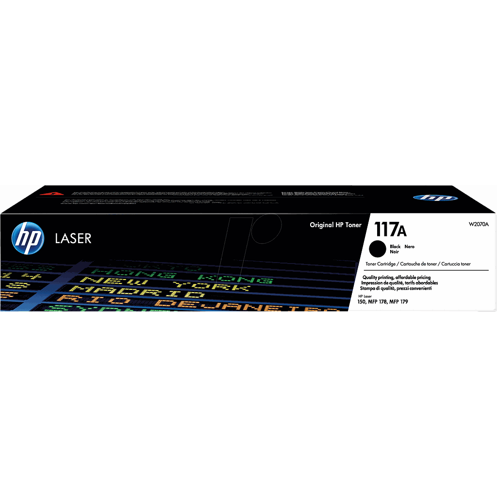 HP 117A black original laser toner cartridge