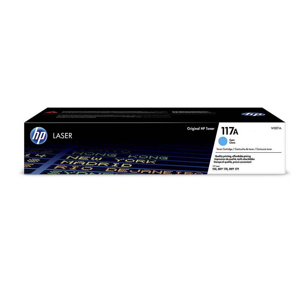 HP 117A cyan original laser toner cartridge
