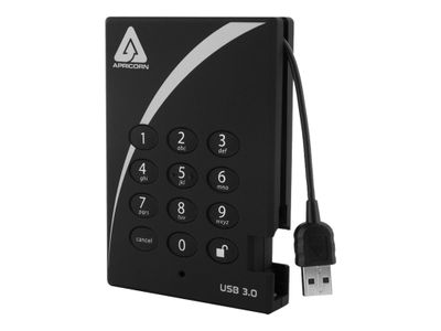 Apricorn HDD - 1TB - USB 3.0 - black