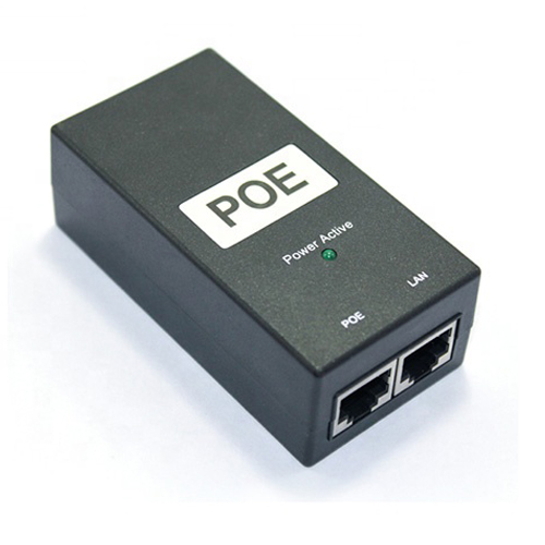 PoE injector 48V, 24W, 0.5A, indoor