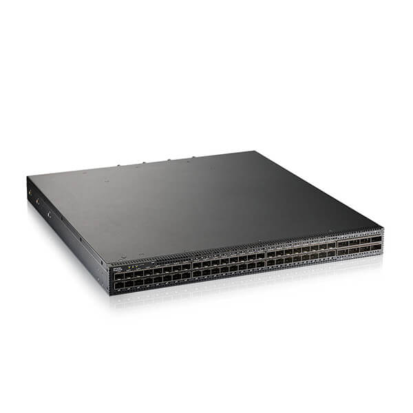 Zyxel CX4800-56F, 48-port 10/25G L3 aggregation fiber swith with 8*100GB uplink, two AC power supply