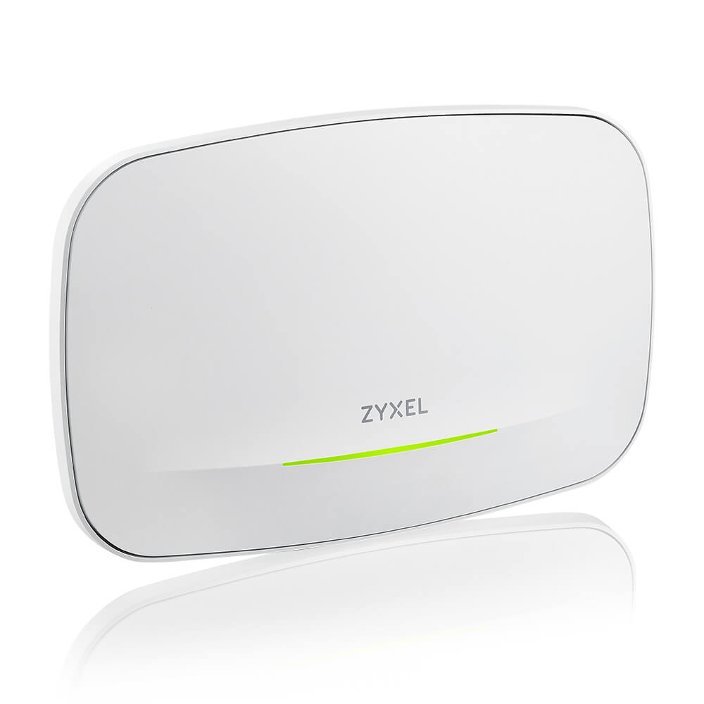 Zyxel NWA210BE BE12.3K access point 2*2 MU-MIMO, dual radio 2.4 &amp; 5 or 6GHz, 2*2.5G LAN ports, PoE+ (802.3at), standalone/Nebula cloud managed, no power adapter
