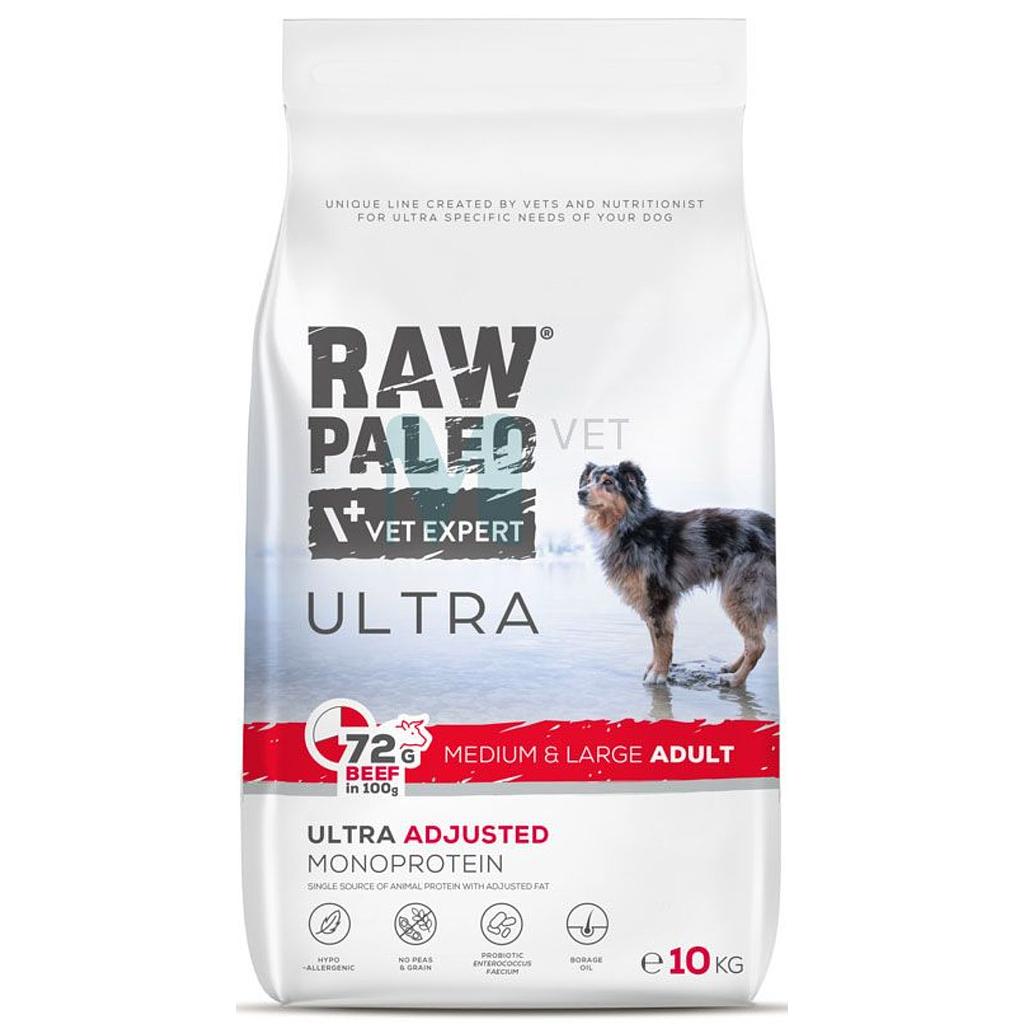 Raw Paleo koera töissööt ultra kesk./suur tõug veis 10kg