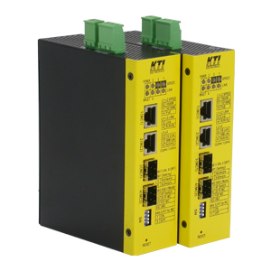 KTI industrial managed multi-function GbE media converter