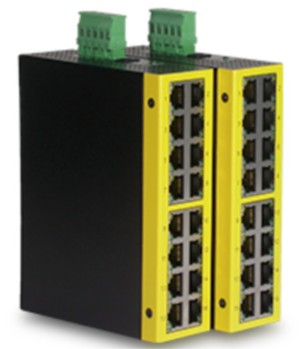 KTI industrial 16-port L2 unmanaged FE switch