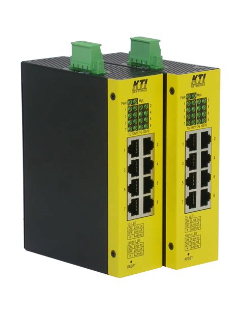 KTI industrial managed 8-port L2 GE switch