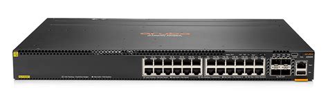 HPE Aruba CX 6300M 24-port L3 manageable Ethernet PoE switch, 4*SFP56 slots, 1U rm