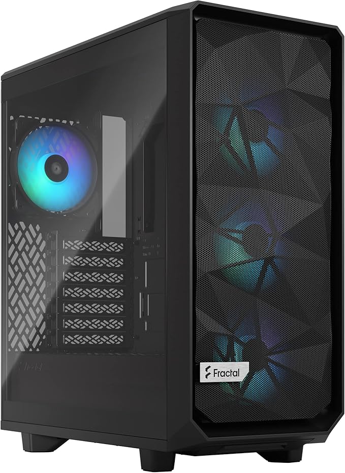 Fractal Design Meshify 2 compact RGB black TG light tint arvutikorpus