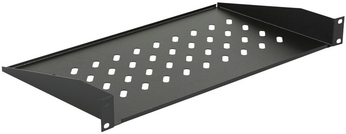 Lanview by Logon 19&quot; 1U fixed shelt, 486*250*44, up to 30kg, black
