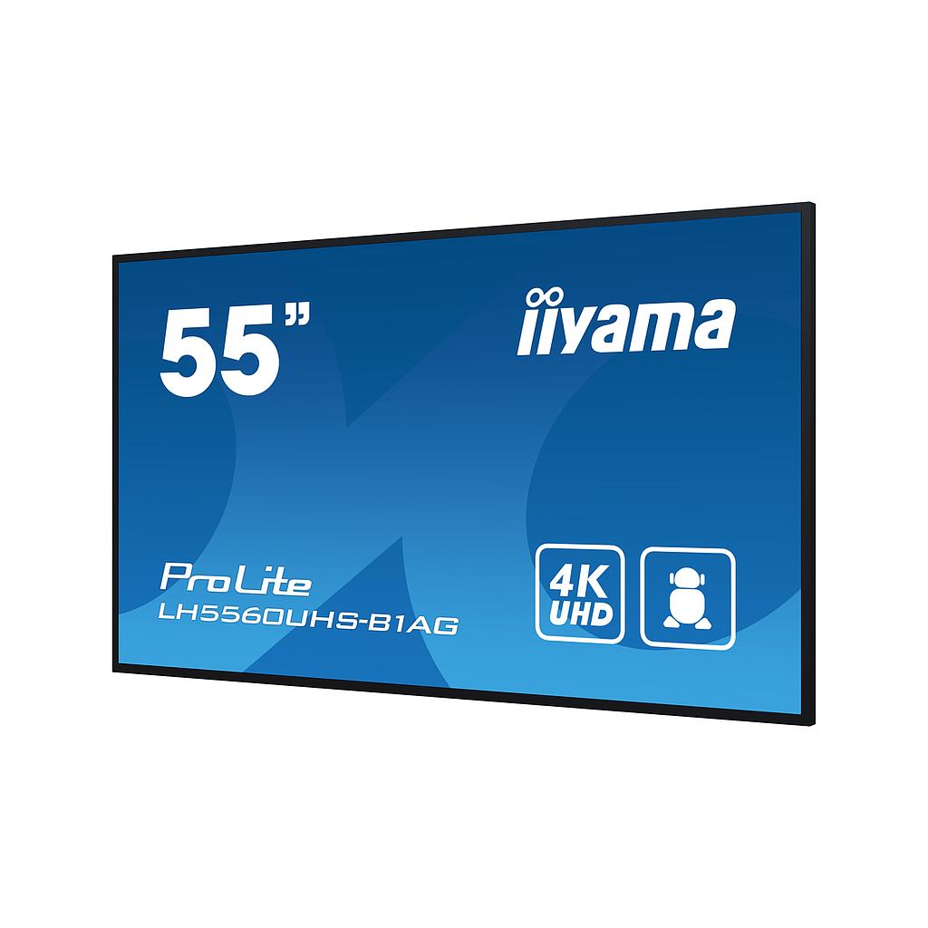 iiyama 55&quot; 16:9 4K UHD professional digital signage display, 3*HDMI, 2*USB