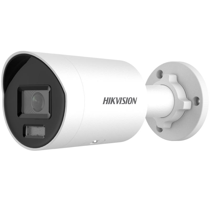 HikVision valge IP kaamera 4MP, mini toru 4mm, AcuSense IR 40m, mic, IP67, PoE