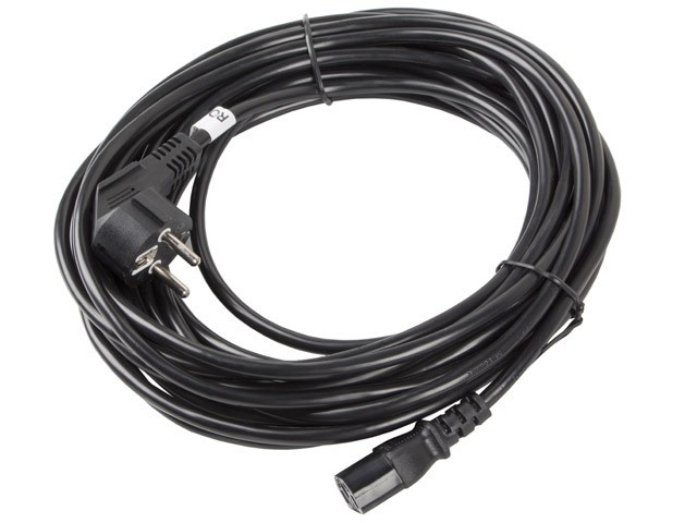 Toitekaabel CEE 7/7-&gt;IEC 320 C13, 10m, must 