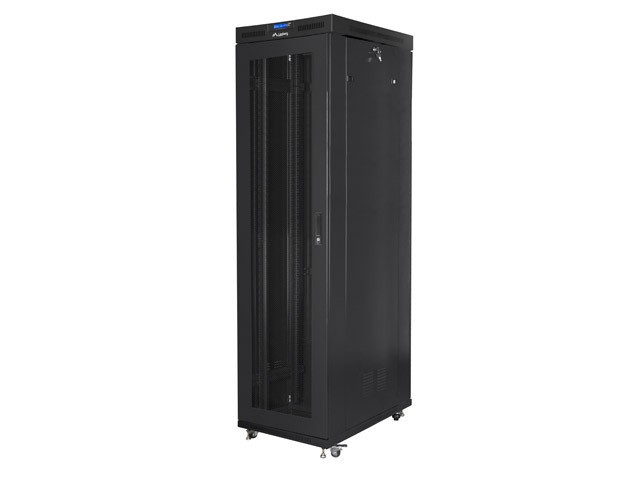 Lanberg 19&quot; v2 free-standing rack cabinet, 47U/800*1000 with mesh door (flat pack), LCD, black