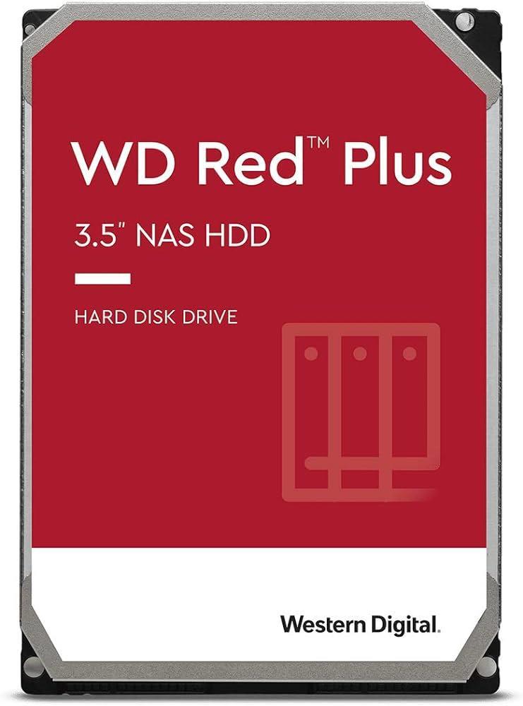 Western Digital 3.5" 6TB Red Plus internal HDD, 5400rpm, SATA, 256MB cache