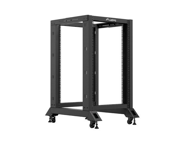 Lanberg open rack 19&quot; 18U/600*800, black
