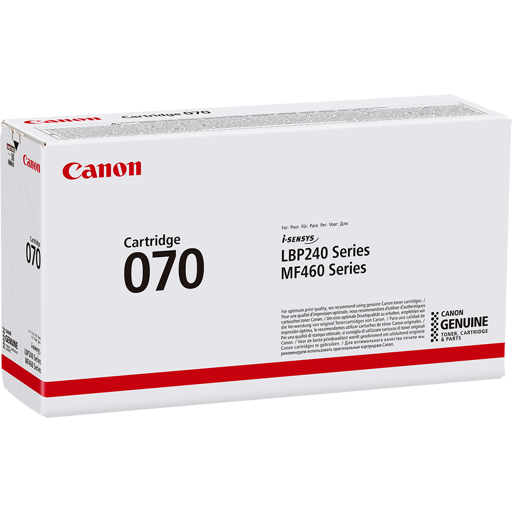 Canon 070 black toner cartridge