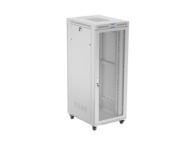 Lanberg 19&quot; free-standing rack cabinet, 42U 800*1000 with mesh door, LCD, grey, flat-pack