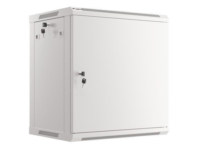 Lanberg 19&quot; wall-mount rack cabinet, 12U 600*450, steel doors, grey, flat-pack