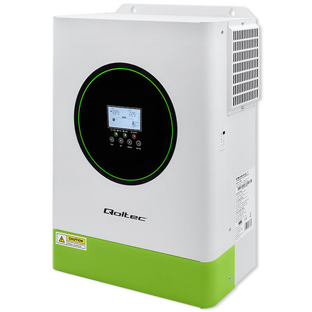 Qoltec hybrid solar inverter, off-grid 6.2kW, 120A, 48V, MPPT, BMS, sine, Wi-Fi option, power factor 1.0