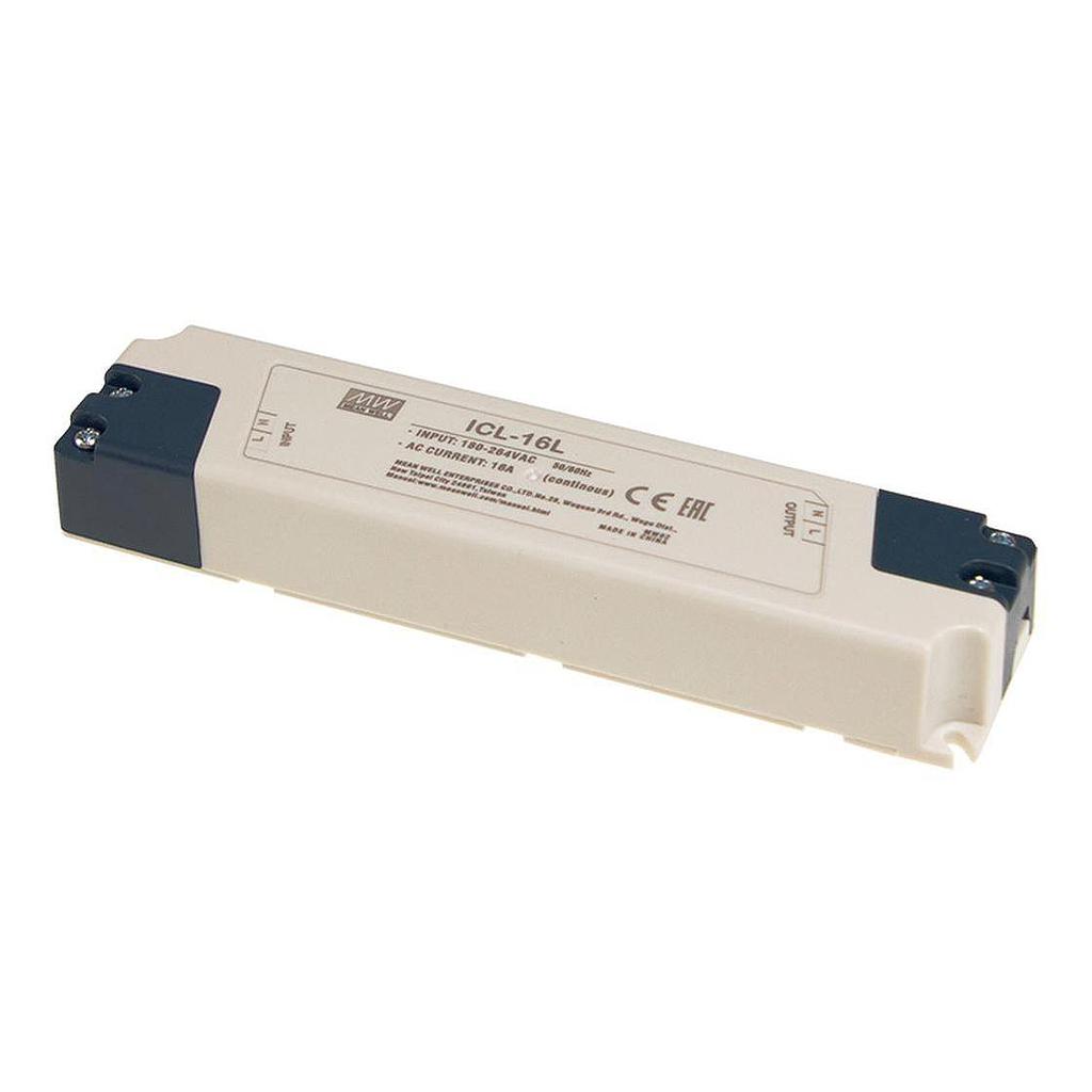Meanwell AC linear inrush current limiter 16A; input 180-264VAC; terminal block mounted