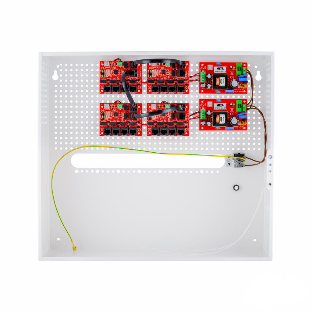 Kit for 17 IP cameras, 17P+1UP PoE switch