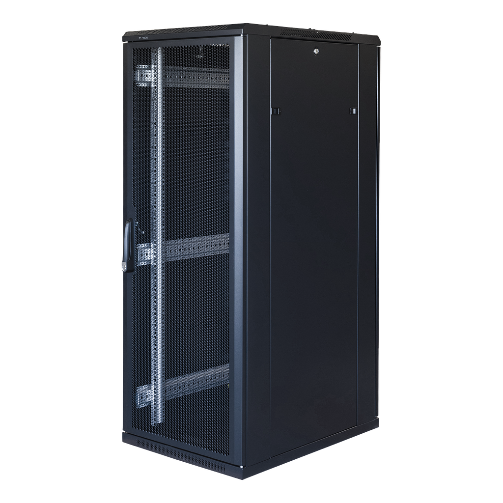 Toten 19" 32U rack cabinet, System G, 600*1000, perforated doors, 800kg load, black