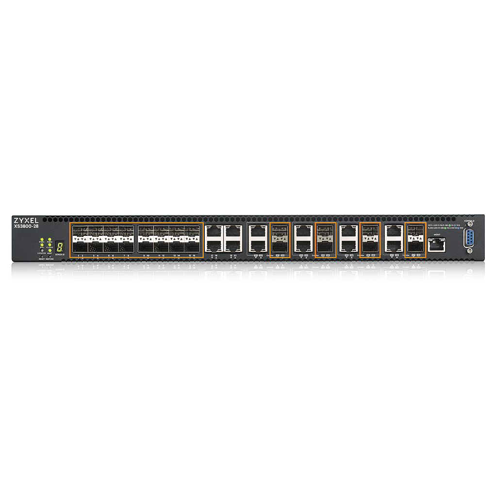 28-port 10GbE L2+ managed switch