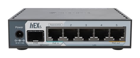 MikroTik hEX S (2025. aasta versioon) RouterOS L4, desktop
