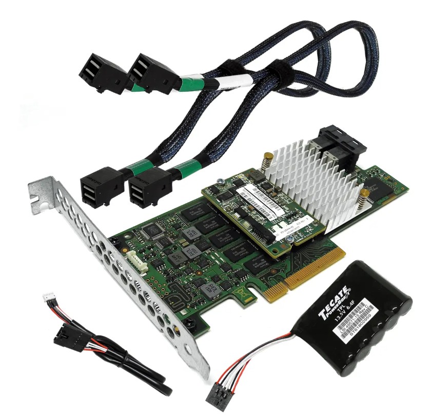 Fujitsu Primergy D3116-C26 6Gb PCIe x8 1GB SAS RAID controller +BBU +cable FP refurbished