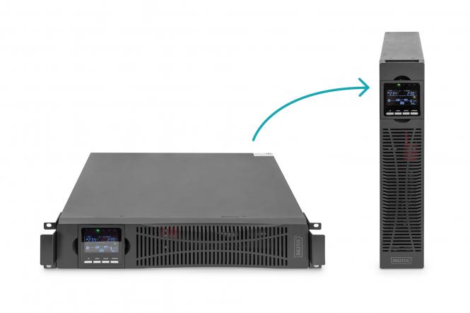 VFI, 1500VA/1500W online UPS rack/tower,4min@full load,230V,50Hz,RS232,USB,COM slot