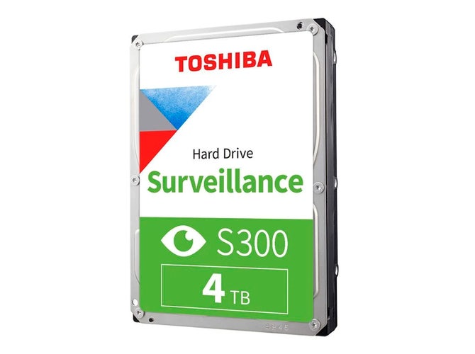 Toshiba S300 video sirveillance HDD 4TB SMR, 3.5" SATA, 5400rpm, 256MB cachem TBW180