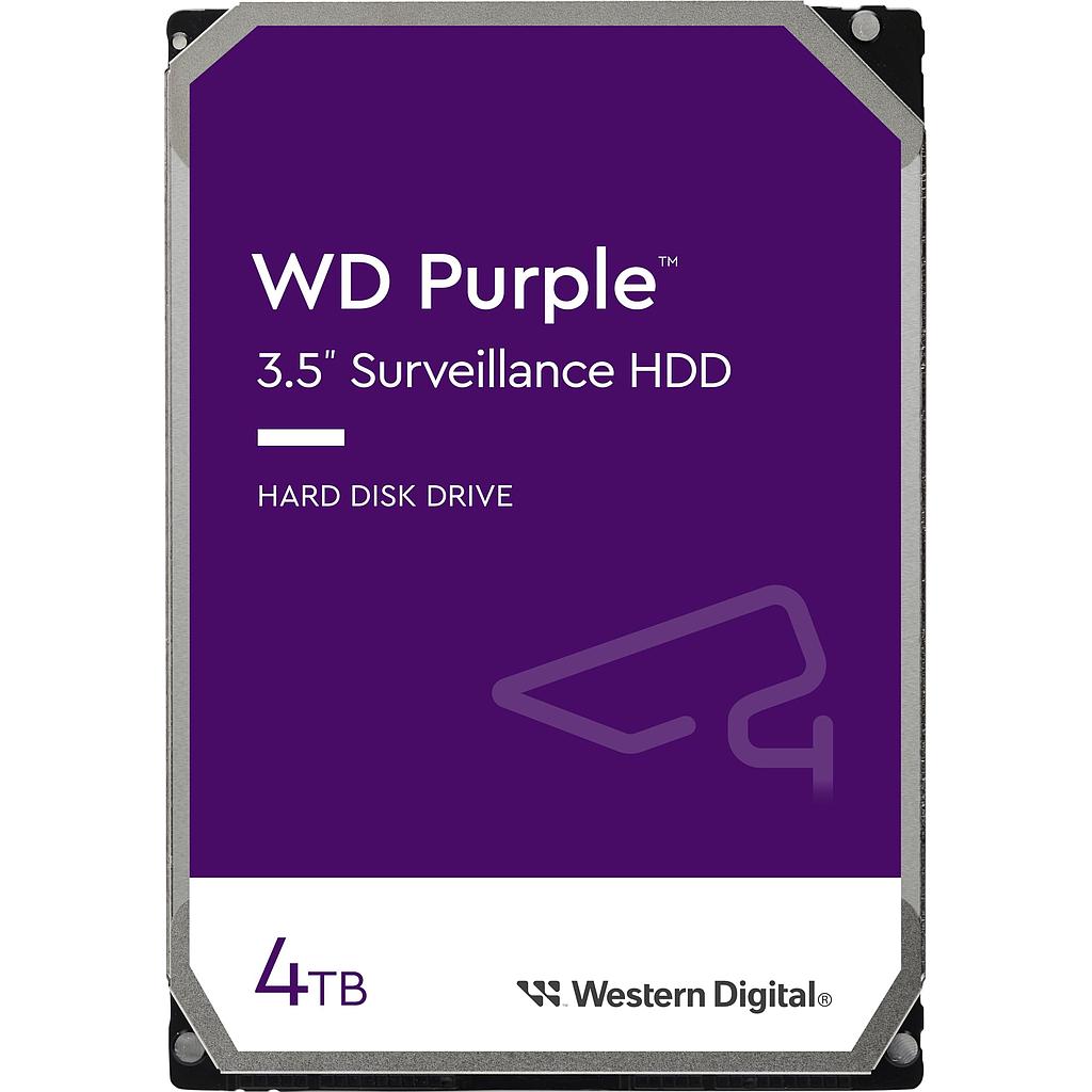WD Purple 4TB CMR, 3.5'', 128MB, SATA 6Gbps