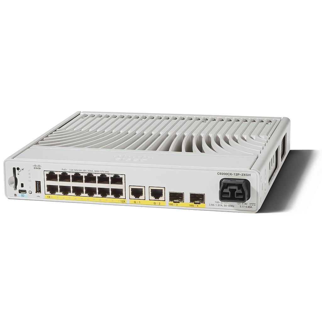 Cisco Catalyst 9000 Compact Switch 12-Port PoE+, 240W, Essentials