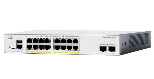 Catalyst 1300 16-port GE, 2*1G SFP