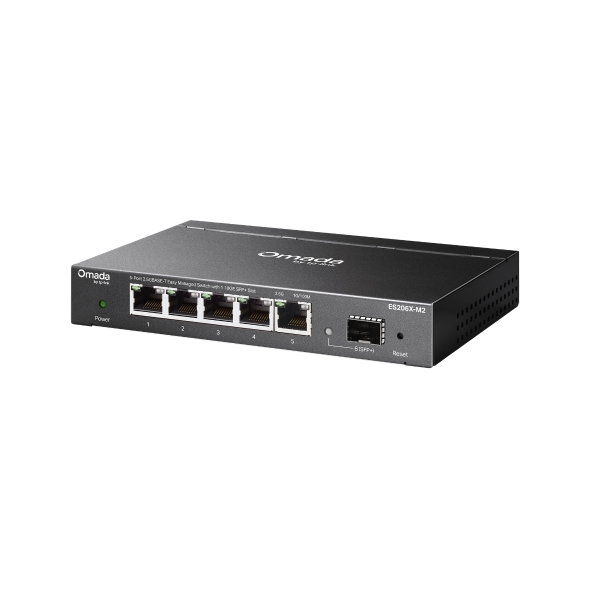 Omada 5-port 2.5GBASE-T easy managed switch with 1*10GE SFP+ slot