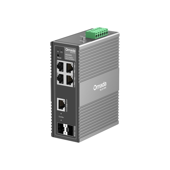 Omada 6-port Gigabit industrial easy managed switch